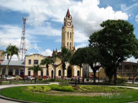 Kostel ve městě Iquitos