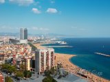 Panorama barcelonského pobřeží