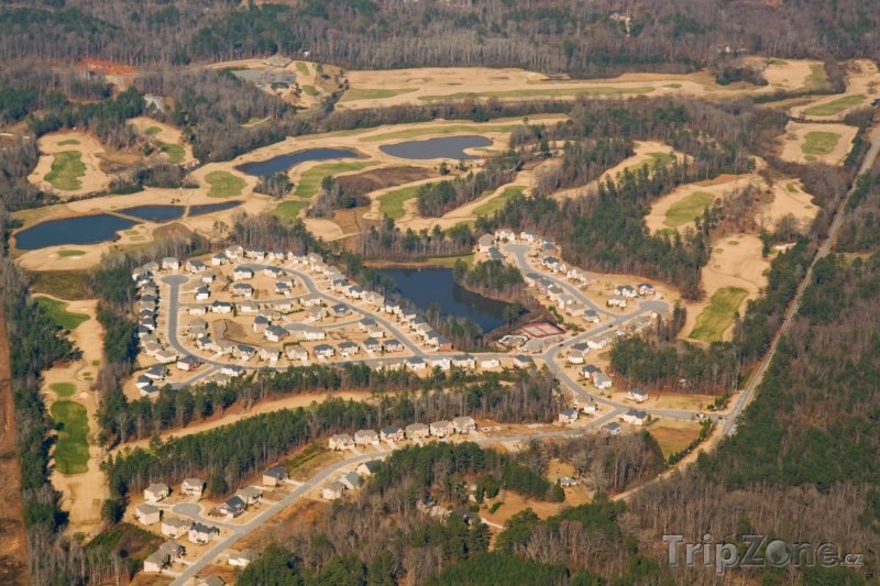 Fotka, Foto Panorama golfového hřiště (Atlanta, USA)