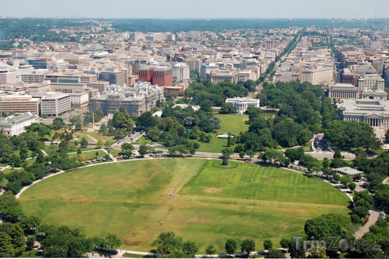 Fotka, Foto Panorama města z Washingtonova monumentu (Washington D.C., USA)