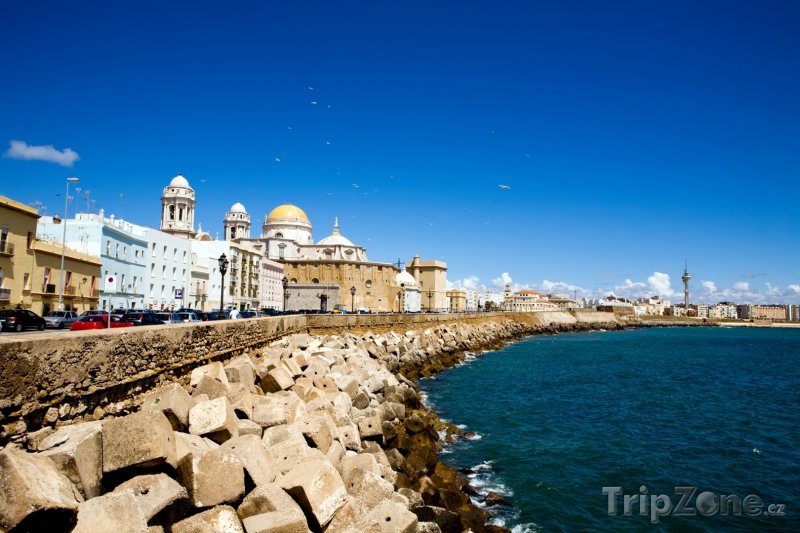Fotka, Foto Pobřeží města Cádiz (Španělsko)