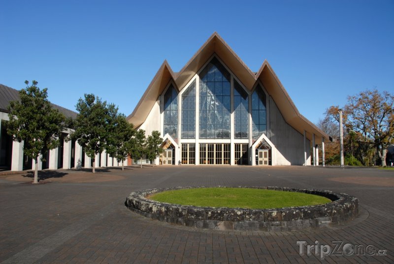 Fotka, Foto Předměstí Pernell, katderála Nejsvětější Trojice (Auckland, Nový Zéland)