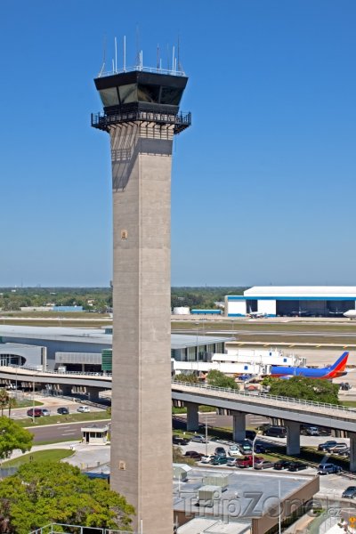 Fotka, Foto Řídící věž na Tampa International Airport (Tampa, USA)