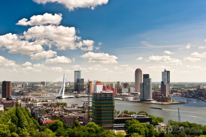 Fotka, Foto Rotterdam panorama (Nizozemsko)