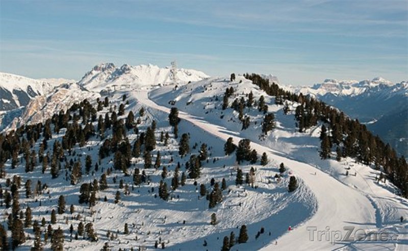 Fotka, Foto Val di Fiemme, ski rezort Alpe Cermis