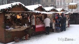 Vánoční trh na Václavském náměstí v Praze