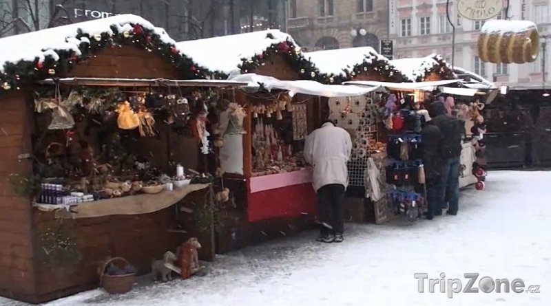 Fotka, Foto Vánoční trh na Václavském náměstí v Praze