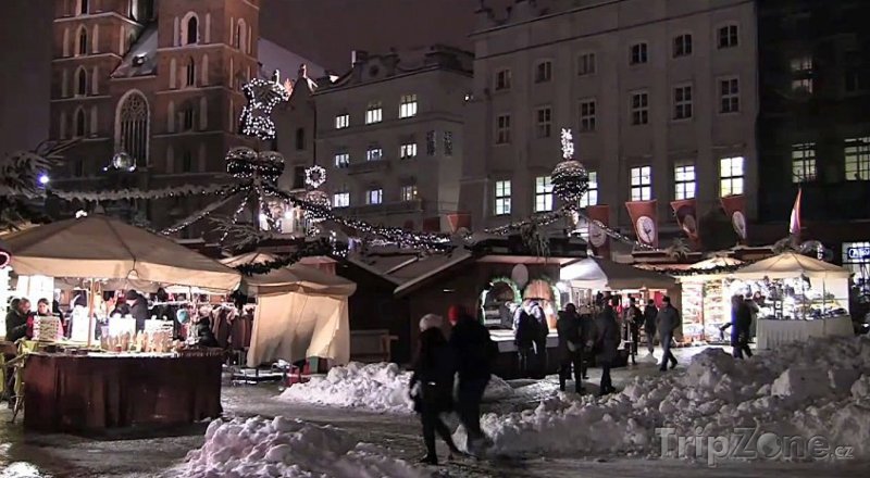 Fotka, Foto Vánoční trh v polském Krakově