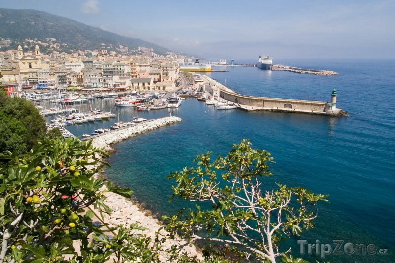 Fotka, Foto Bastia, pohled na přístav (Francie)