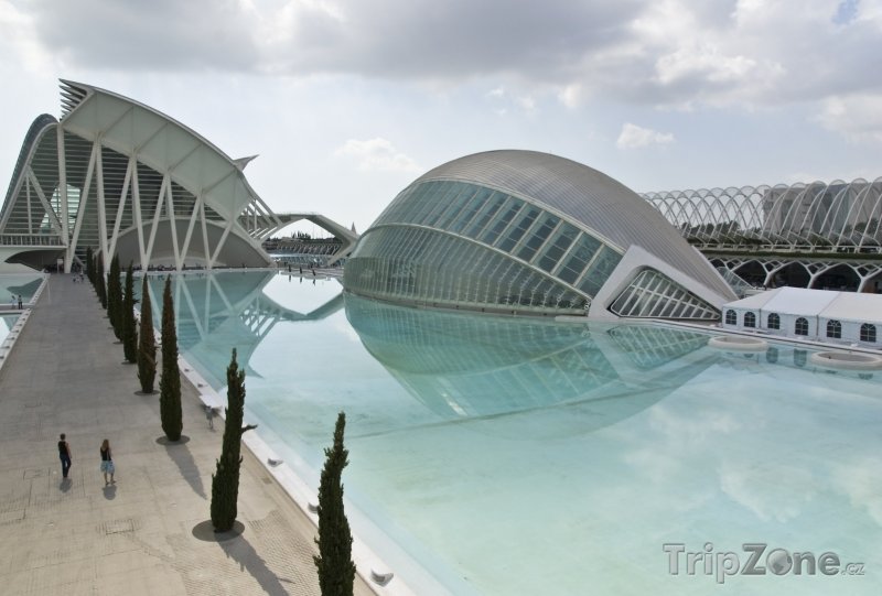 Fotka, Foto Bazén ve Městě umění a věd (Valencie, Španělsko)