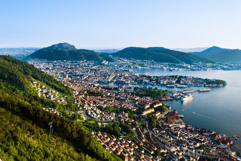 Fotka, Foto Bergen, panorama (Norsko)