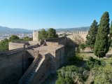 Hrad Gibralfaro, hradby