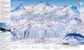 Mapa lyžařského střediska Meiringen-Hasliberg