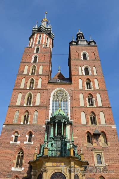 Fotka, Foto Mariánská bazilika na Rynku (Krakov, Polsko)