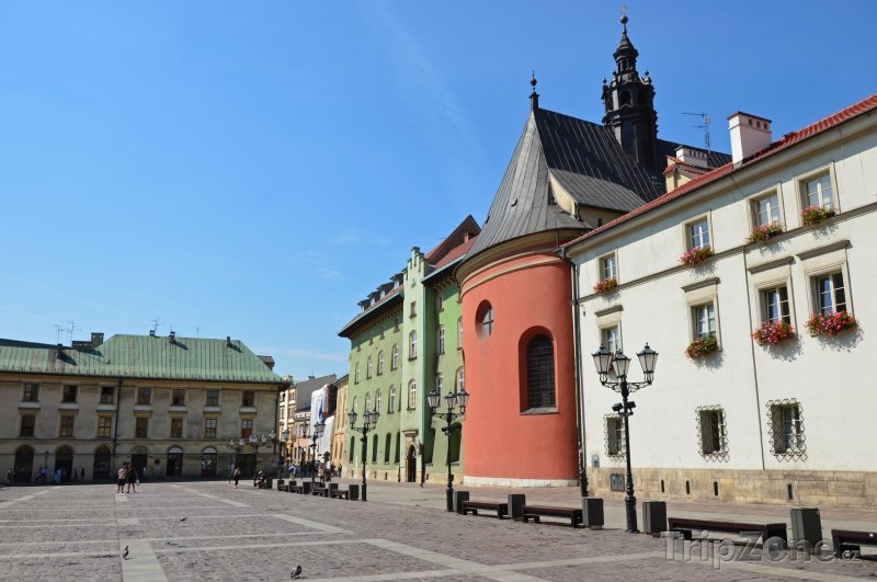 Fotka, Foto Náměstí ve čtvrti Stare Miasto (Krakov, Polsko)
