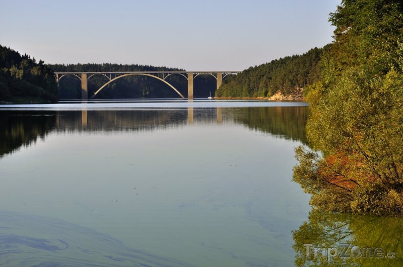 Fotka, Foto Orlická přehrada, Žďákovský most (Česká republika)