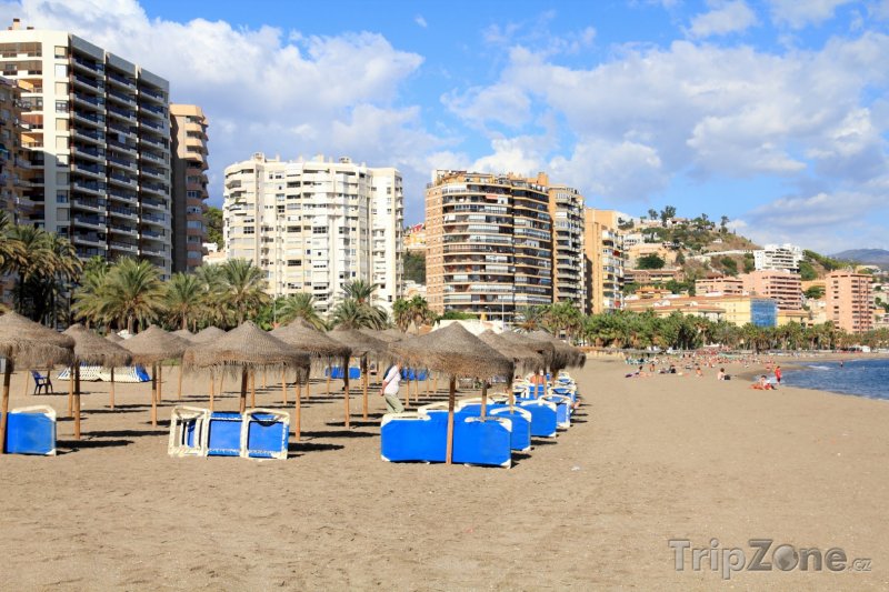 Fotka, Foto Pláž Malagueta (Málaga, Španělsko)