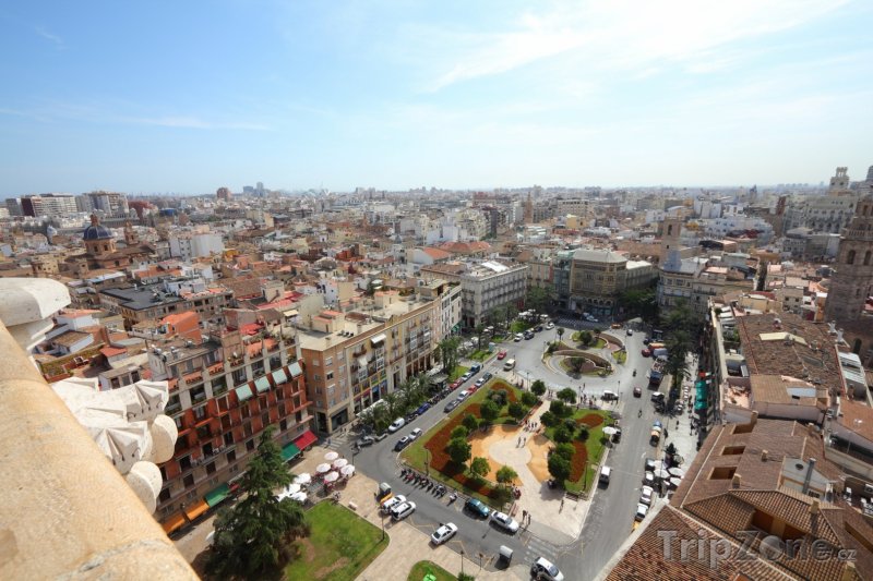 Fotka, Foto Pohled na město z valencijské katedrály (Valencie, Španělsko)