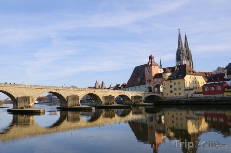 Fotka, Foto Řezno, kamenný most přes Dunaj (Německo)