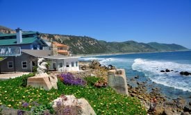 Santa Barbara, dům na pobřeží