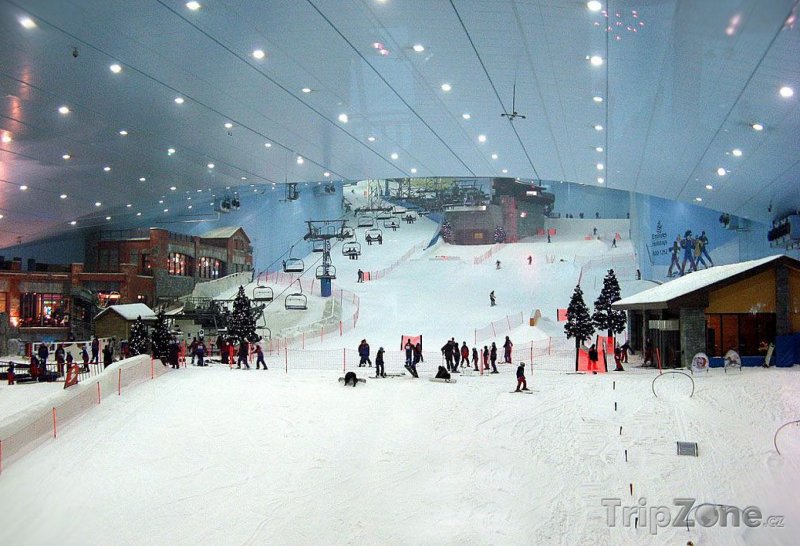 Fotka, Foto Ski Dubai, lanovka a 400 metrů dlouhá sjezdovka