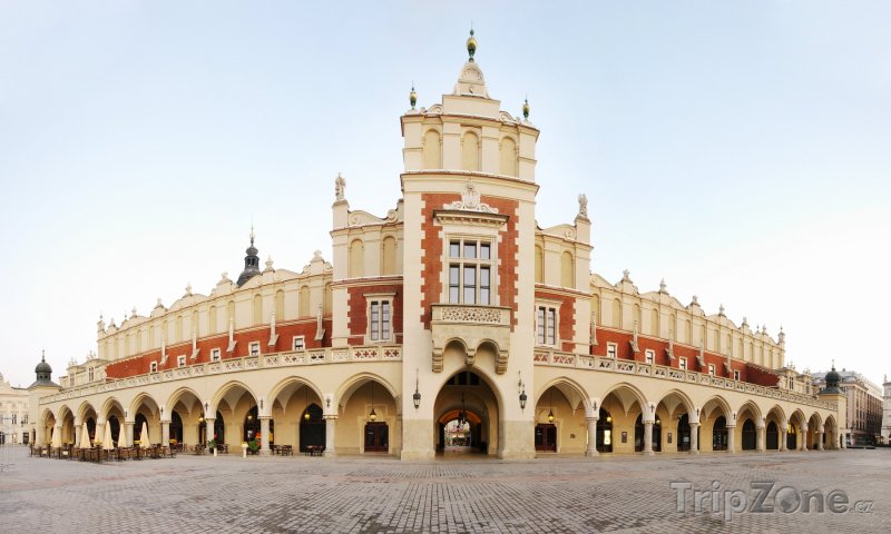 Fotka, Foto Tržnice (Sukiennice) na Hlavním náměstí (Krakov, Polsko)