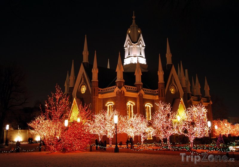 Fotka, Foto Aula na náměstí Temple Square (Salt Lake City, USA)
