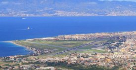 Lamezia Terme, pohled na letiště