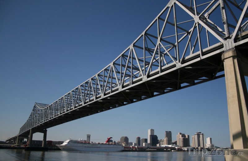Fotka, Foto Most přes řeku Mississippi (New Orleans, USA)