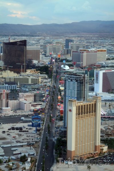 Fotka, Foto Pohled na famózní bulvár Las Vegas Strip (Las Vegas, USA)