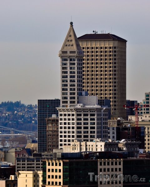 Fotka, Foto Pohled na Smith Tower (Seattle, USA)
