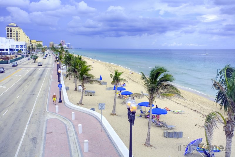 Fotka, Foto Promenáda podél Fort Lauderdale Beach (Fort Lauderdale, USA)