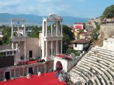 Římský amfiteátr ve městě Plovdiv