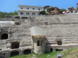 Durrës, římský amfiteátr z přelomu 1. a 2. století n.l.