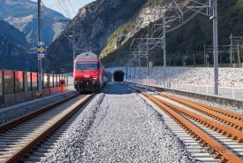 Gotthardský úpatní tunel, foto: designboom.com