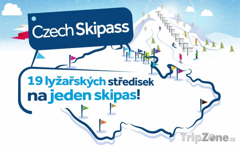 Fotka, Foto logo projektu Czech Skipass, foto: czechskipass.cz