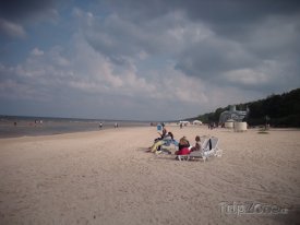 Nekonečná 32 kilometrů dlouhá pláž v Jurmale