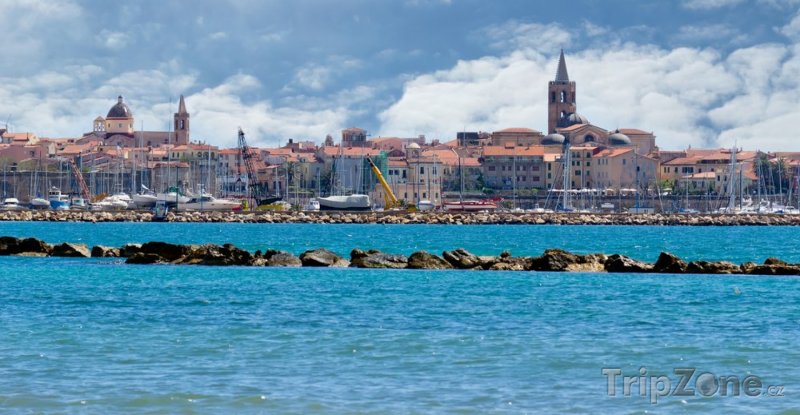 Pohled na město Alghero