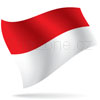 vlajka Indonésie