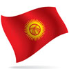 vlajka Kyrgyzstán
