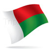vlajka Madagaskar